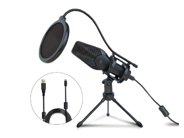 KONIX CAPACITIVE CARDIOID DIRECTIONAL PROFESSIONAL MICROPHONE SET